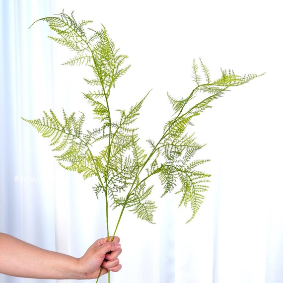 Faux Asparagus Fern Stem - Artificial Plant - Etsy