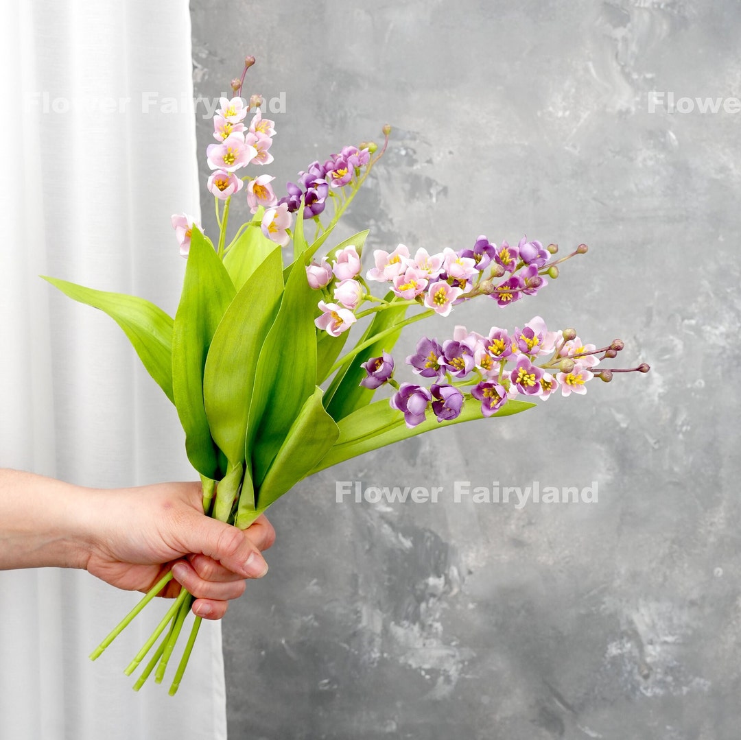 Faux Lily of the Valley Bouquet Lily of the Valley Stem High Quality