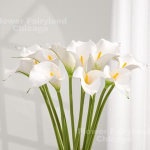 20&quot; Natural Touch Faux Calla Lily - Artificial Flower - White