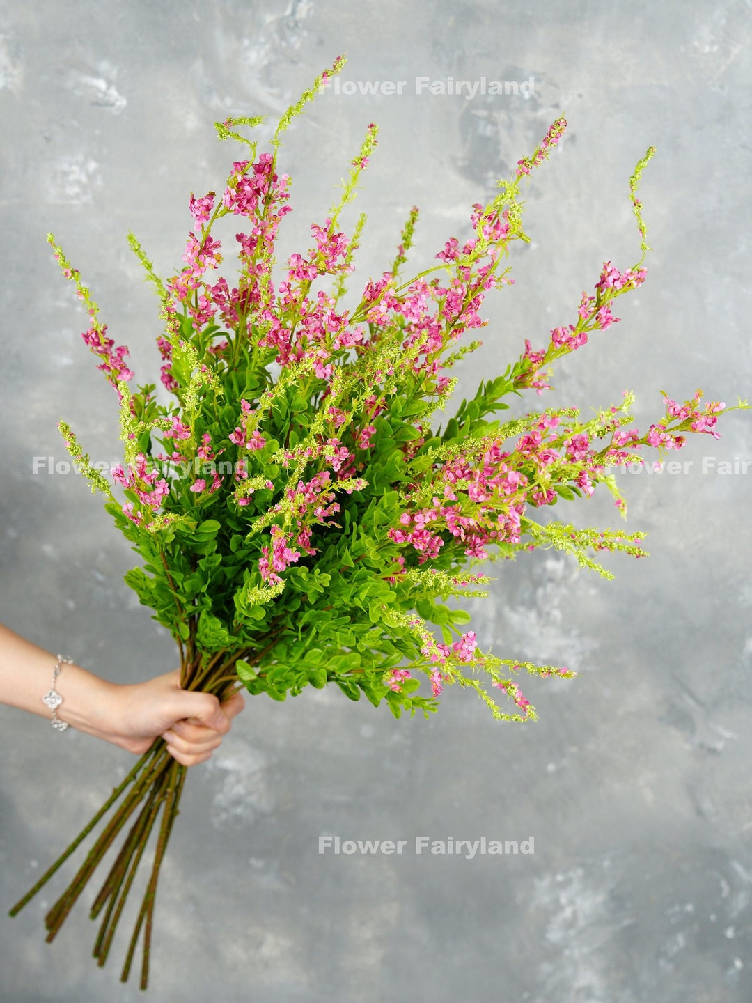 32 Faux Sage Plant Stem Artificial Flower Centerpiece Floral DIY