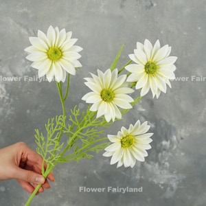Fiveseasonstuff 2 Bunches of 36cm 14.2 Inches White Artificial