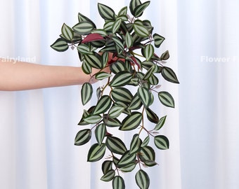 18" Faux Tradescantia Zebrina Inchplant - Artificial Plant