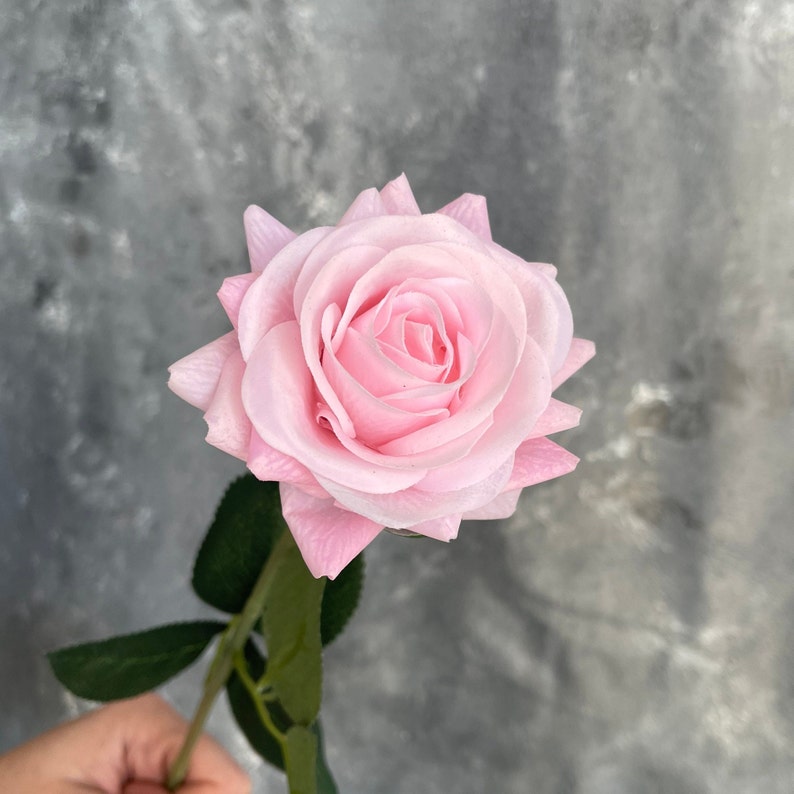 Real Touch Latex Rose Stem High Quality Artificial Flower Etsy