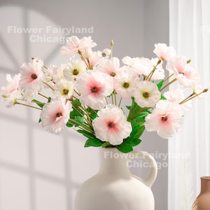 Faux Butterfly Ranunculus - Artificial Flower - Pink