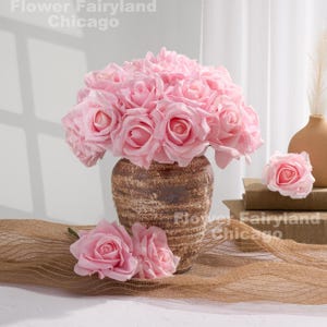 Real Touch Rose Bouquet - Artificial Flower - Pink