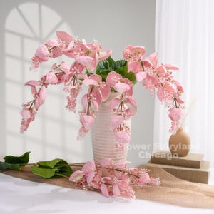 Faux Medinilla Magnifica Chandalier Royal Zenz - Artificial Flower - Pink