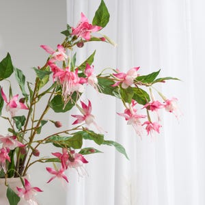 41“ Fuchsia Flower Branch - Artificial Flower - Pink