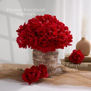Real Touch Rose Bouquet - Artificial Flower - Red