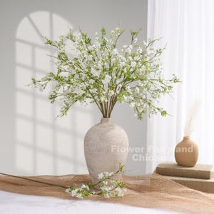 Faux Wax Flower - Artificial Flower - White