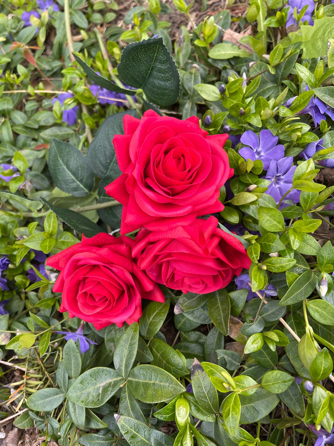 Real Touch Moist Latex Red Rose Boutique Artificial Flower Etsy