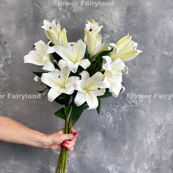 Water Lily Bouquet Etsy UK