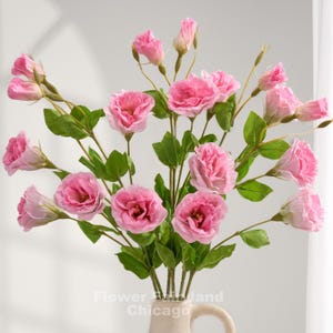Real Touch Lisianthus - Artificial Flower - Pretty Pink