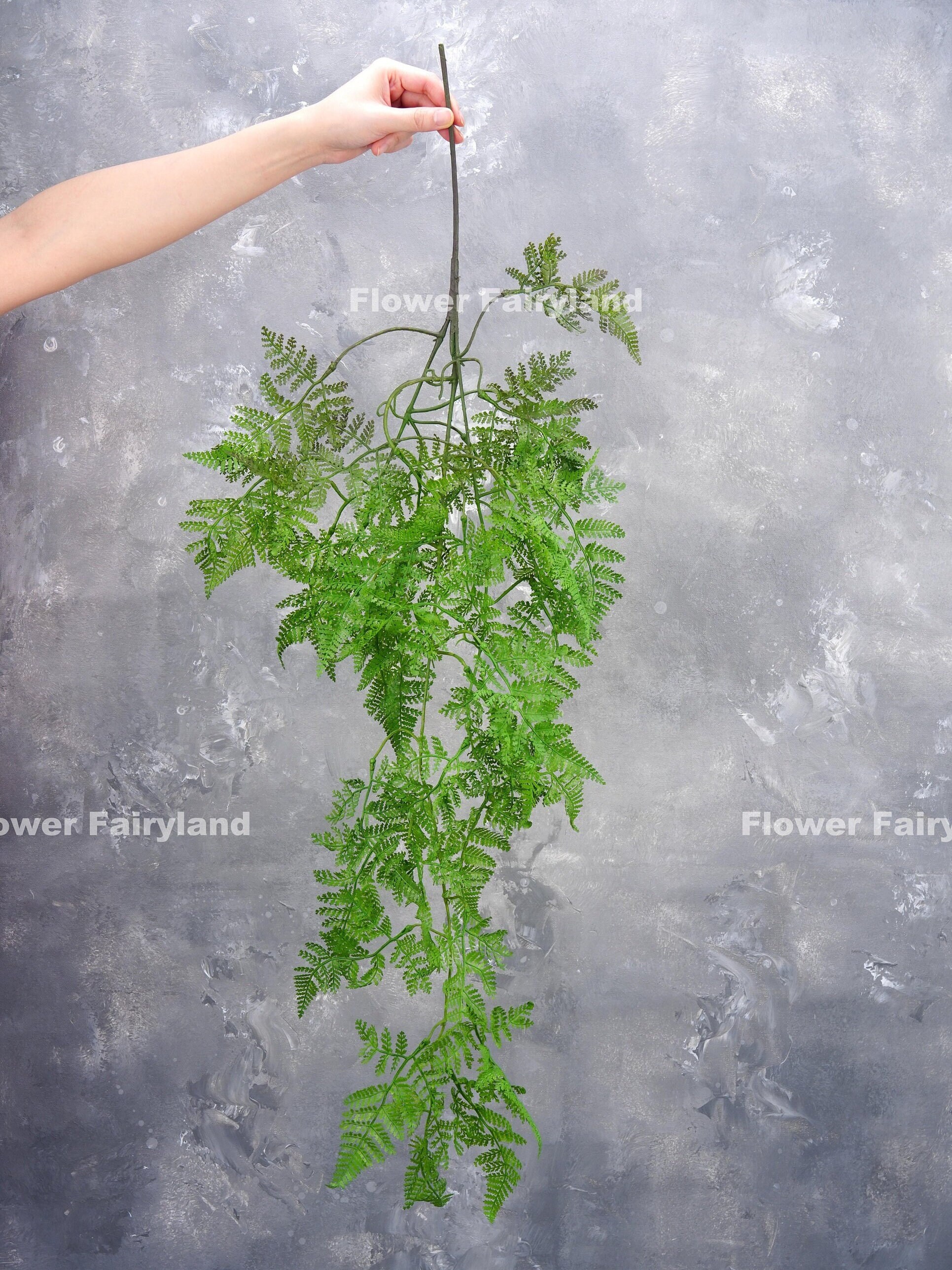 2 Piante Artificiali Rampicanti Da Appendere – Lunghe Foglie Di Eucalipto Finte, Verde, Per Decorazione Casa, Ufficio, Interni/Esterni - 4