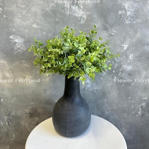 Eucalipto falso | Planta artificial de alta qualidade | Vegetação | Floral faça você mesmo | Centros de mesa | Decoração de casamento/casa | Presentes