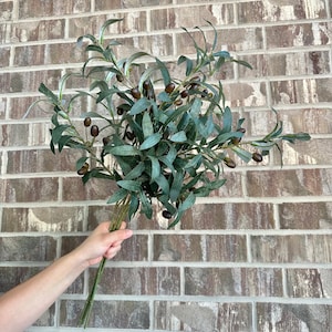 Faux Olive Branch - Artificial Plant