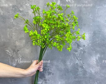60cm Schleierkraut Stengel - Künstliche Blume - Grün