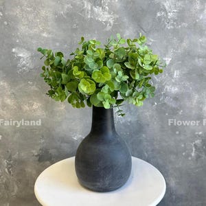 Eucalipto falso | Planta artificial | Verdura | Faça você mesmo | Floral | Centros de mesa | Decoração de casamento/casa | Presentes