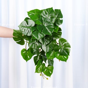 16" Turtle Leaf Hanging Plant | Artificial Plant | DIY Greenery | Wall/Pot/Vase/Home Decoration | Gifts