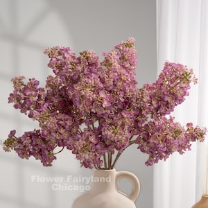 Real Touch Lilac - Artificial Flower - Dusty Magenta