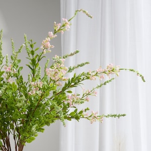 32&quot; Faux Sage Plant Stem - Artificial Plant - Light Pink