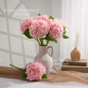 Énorme hortensia réaliste au toucher | Fleur artificielle de haute qualité | Bricolage | Centres de table | Décorations de mariage/maison | Cadeaux - Ange rose