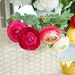 Faux Ranunculus Stem | Artificial Flower | Wedding/Home Decoration | Gifts - Multi-color 