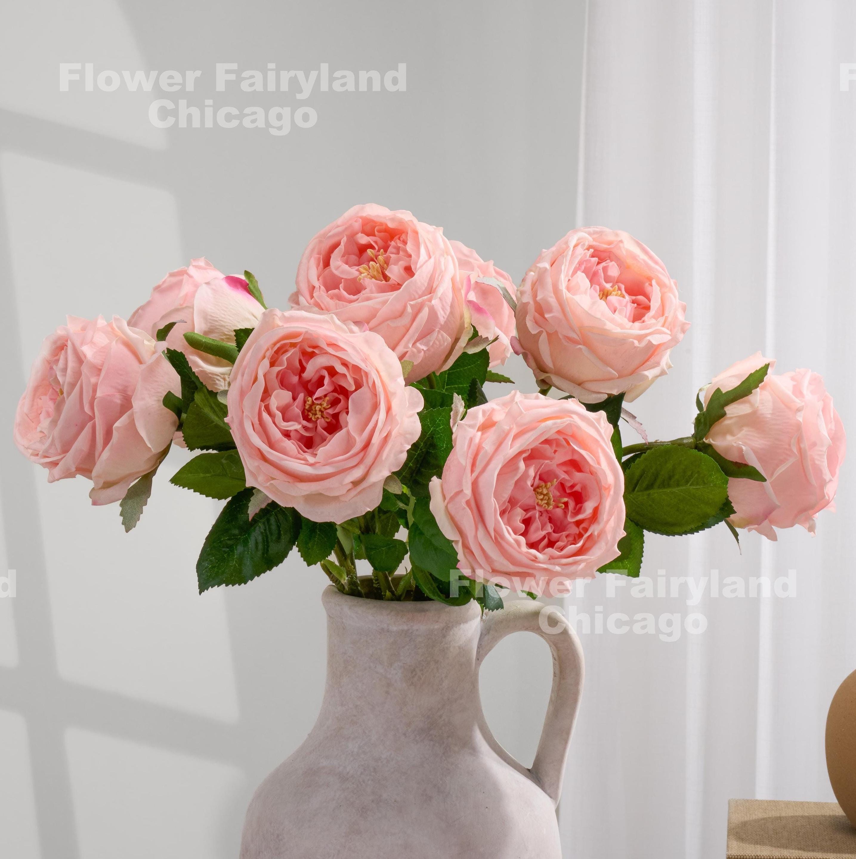 Real Touch English David Austin Rose Stem - Artificial Flower