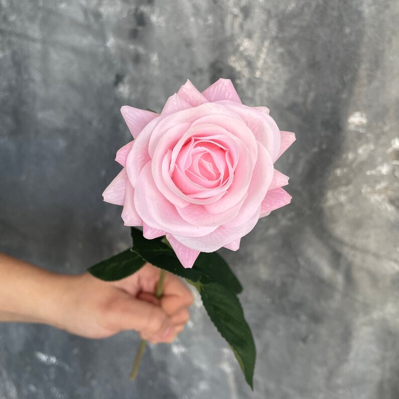 Real Touch Latex Rose Stem High Quality Artificial Flower Etsy