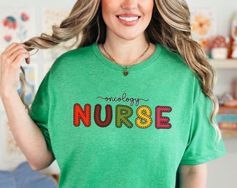 Oncology Nurse Shirt, Cancer Nurse Tee, Oncology Nursing Tshirt, Oncology Squad Shirt, Nurse Life, Gift For Nurse, Nurse Appreciation Shirt
