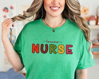 Trauma Nurse Shirt, Registered Nurse Tshirt, Trauma Nurse Gift, Nurse Appreciation Gift, RN Shirt, Trauma ICU Nurse Tee, Trauma Squad Shirt