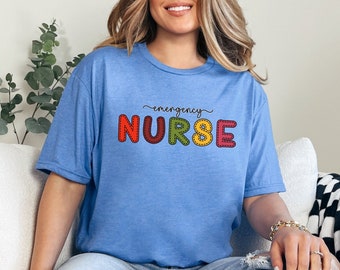 Emergency Nurse Shirt, ER Nurse Tshirt, Emergency Nurse Gift, RN Shirt, Emergency Nurse Tee, Registered Emergency Nurse, ER Shirt Gift