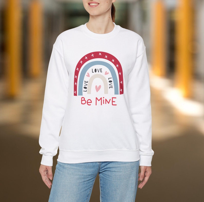 Be Mine Rainbow Valentine's Day Shirt, Be Mine Sweatshirt, Rainbow ...