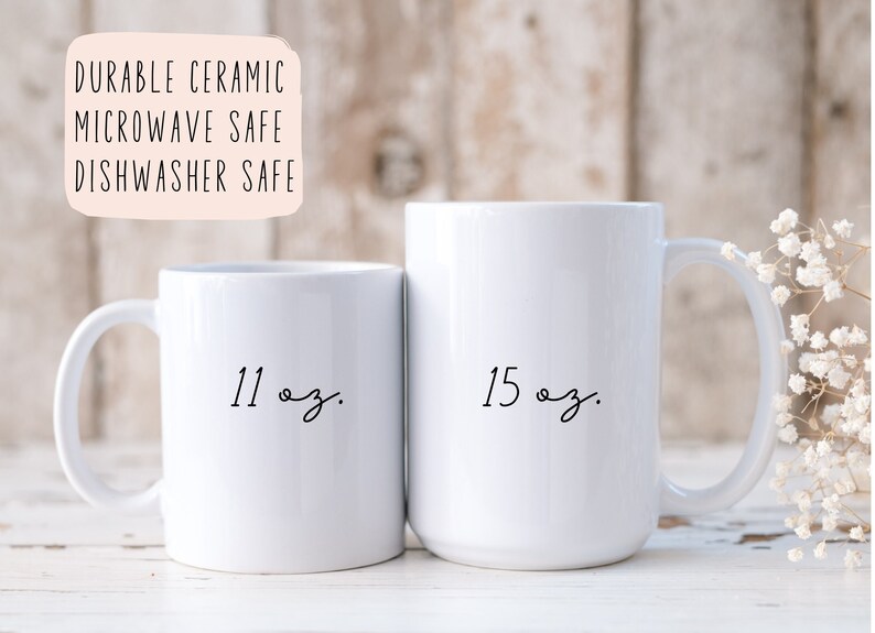 Husband & Wife Personalized Mugs, Couple Personalized Coffee Mugs, Husband and Wife Mugs, Custom Bride and Groom Mugs, Anniversary Gift image 9