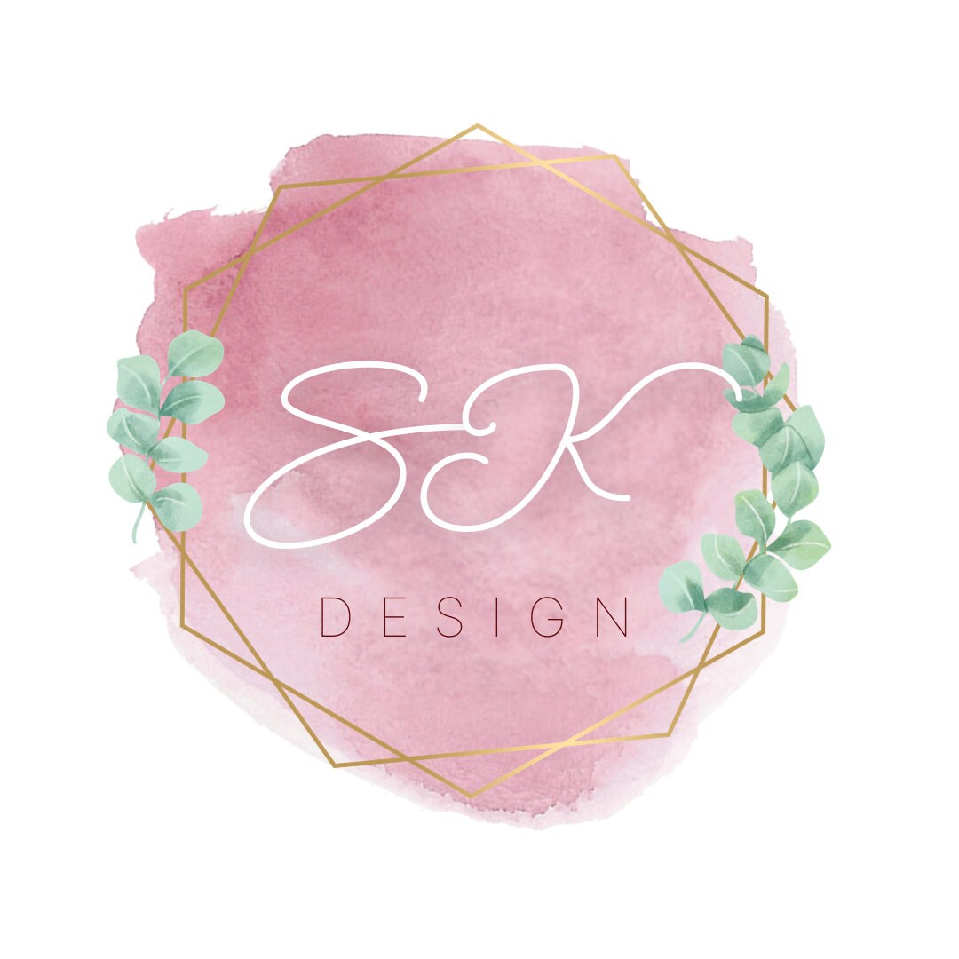 Flower WaterColor Design Premade Logo | Etsy