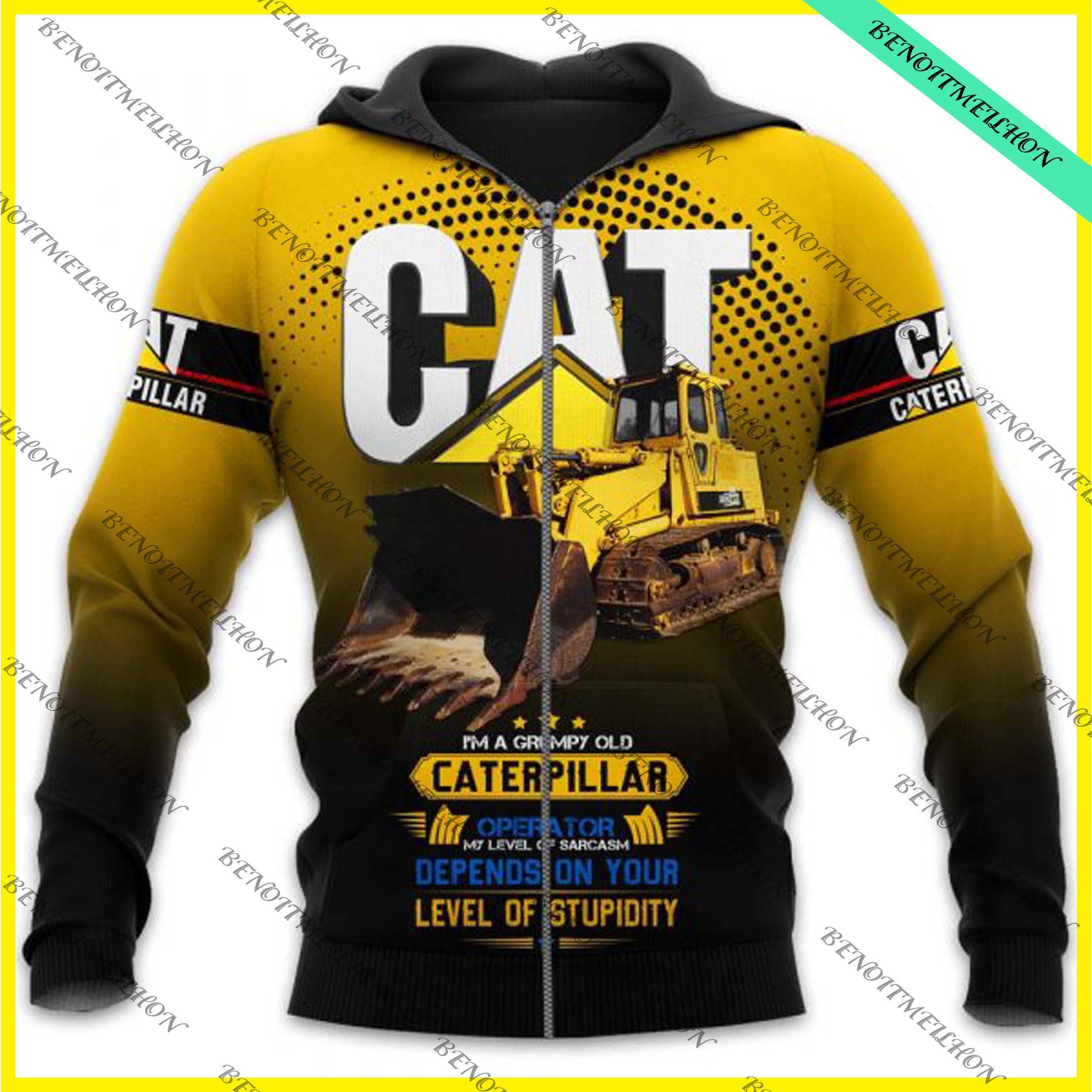 Caterpillar Inc gedruckt Hoodies Männer 3D Hoodies Marke Etsy