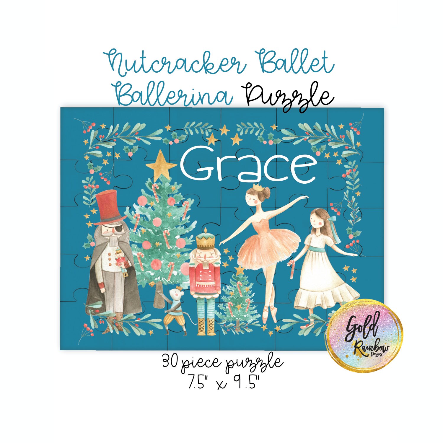 Clara Nutcracker Ballet Puzzle Nutcracker Puzzle Nutcracker Etsy