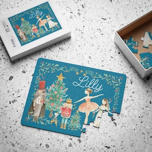Clara Christmas Nutcracker Ballet Puzzle Gift For Kid Nutcracker Ballerina Kid Name Puzzle Sugar Plum Fairy Ballerina Holiday Gift