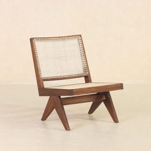 Easy Lounge Slipper Chair - Teak and Handwoven Rattan NEW RELEASE!