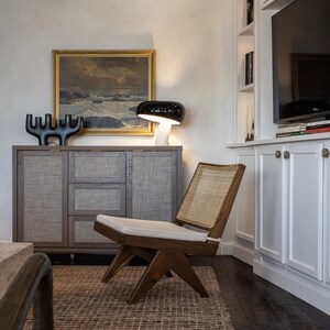 Easy Lounge Slipper Chair - Teak and Handwoven Rattan image 12