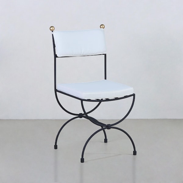 Art Deco-matstol i järn – fransk stil, inomhus-/utomhussittplatser