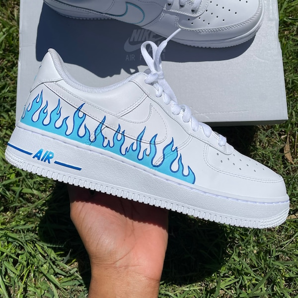 custom air force 1 flames