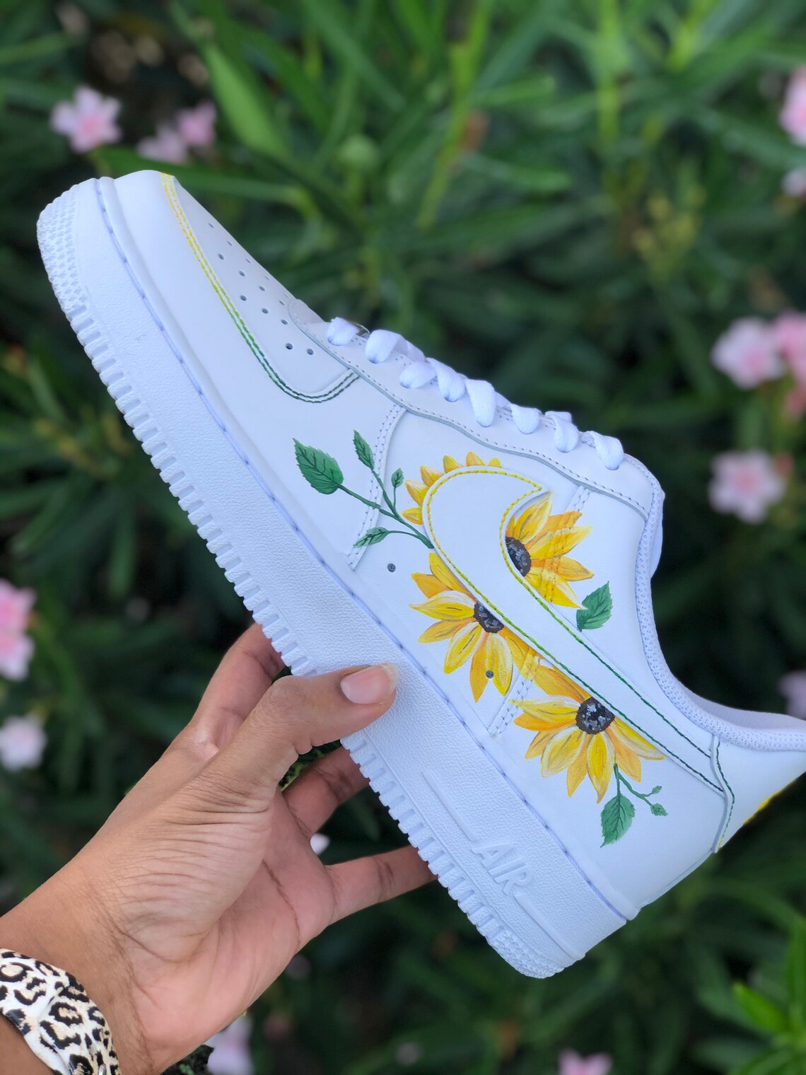 custom air force 1 sunflower