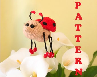 Crochet Ladybug Pattern | Amigurumi Stuffed Toy DIY (PDF Pattern in English )