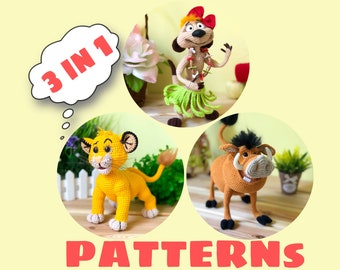 Crochet Lion King Etsy