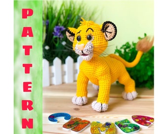Crochet Simba Etsy Crochet Simba Etsy