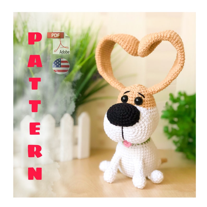 Crochet Pattern Puppy / Crochet Dog Pattern / PDF / ENGLISH / Etsy