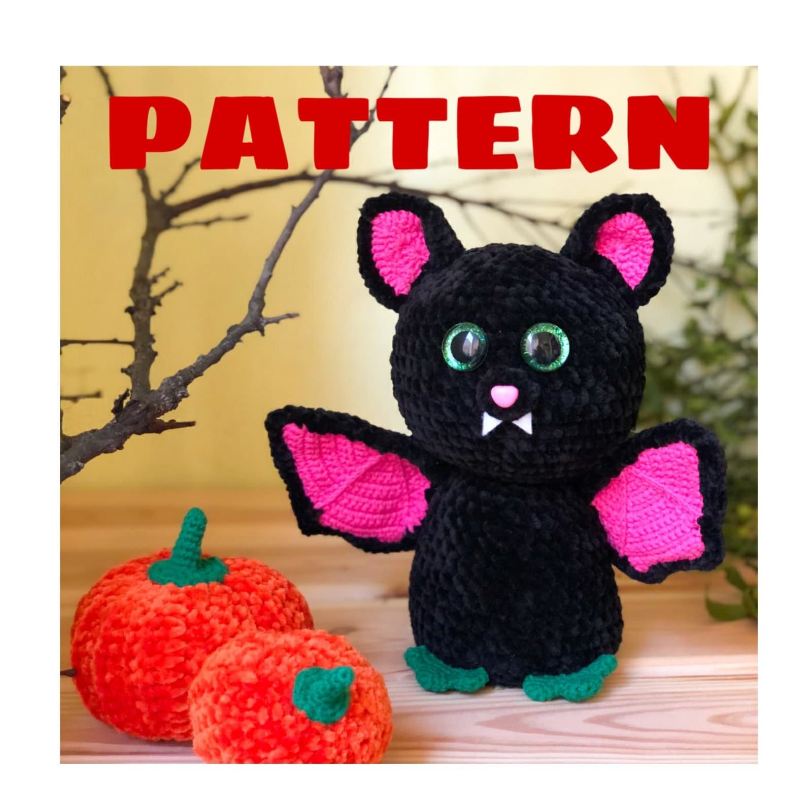 Crochet Pattern | Bat | PDF | ENGLISH | stuffeed toy | amigurumi toy | DIY tutorial | pattern in English