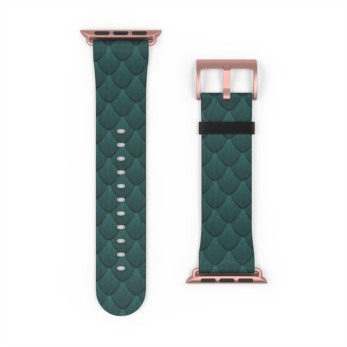 Green Apple Watch Band Green Faux Leather Apple Watch Strap Etsy