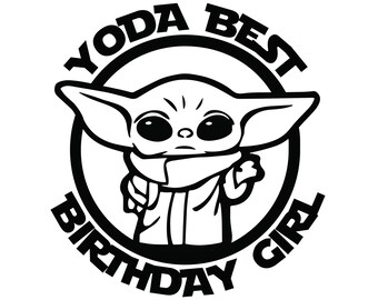 Yoda Birthday Svg Etsy