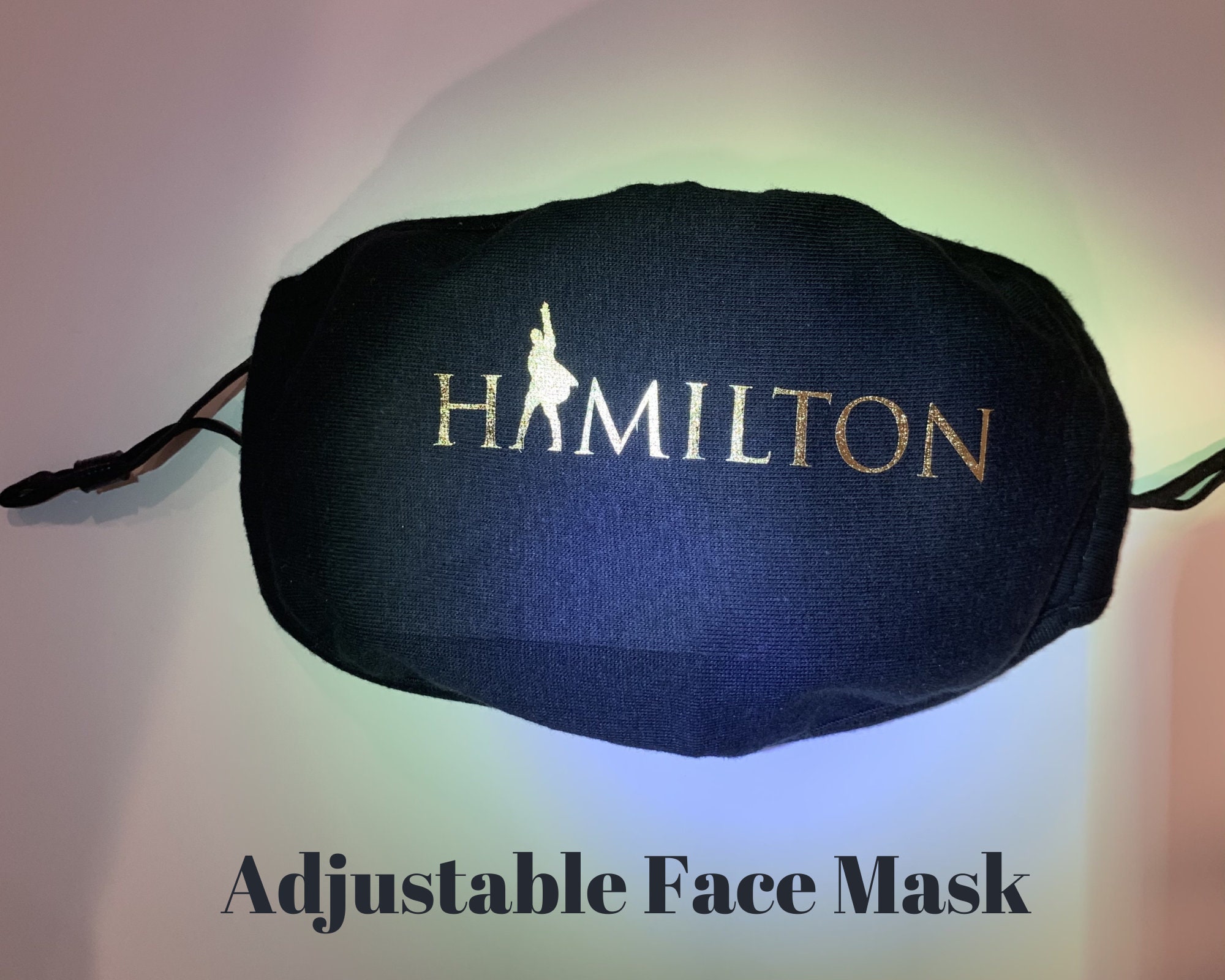 HAMILTON Face Mask Cotton Adjustable Face Mask Adult Face Etsy